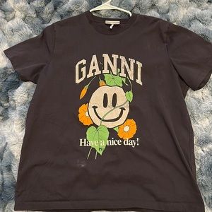 GANNI graphic tee sz s